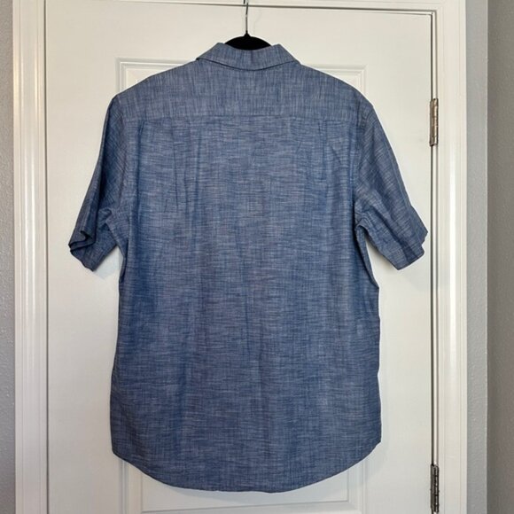 TASSO ELBA | Men’s Printed Button Up Shirt | Blue | Size: L - Picture 2 of 6